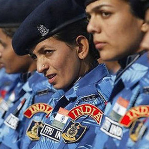 Photograph of Indian Police women