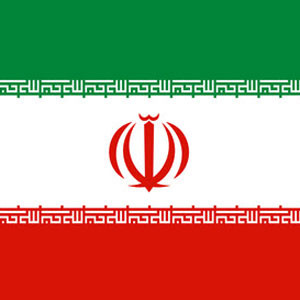 Photograph of Iranian flag