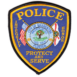 Bradenton police badge